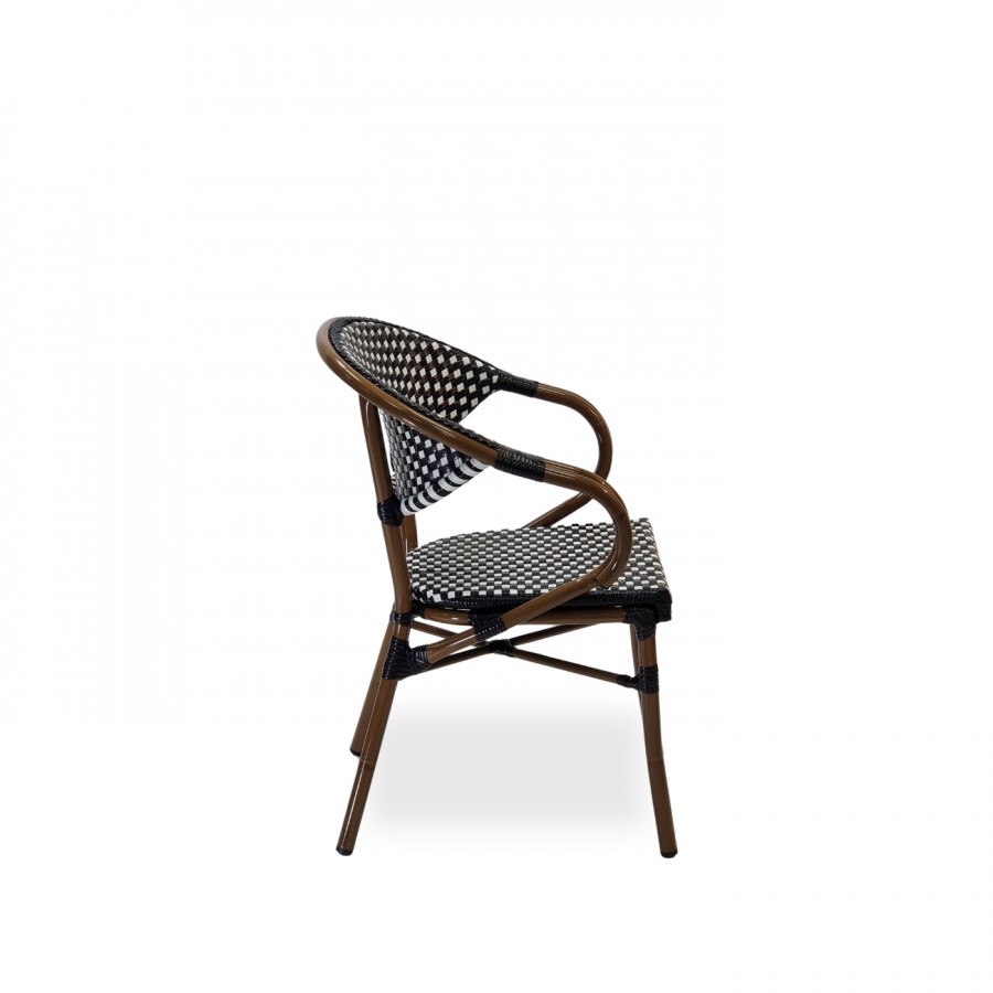 Luxe All Weather Bistro Armchair